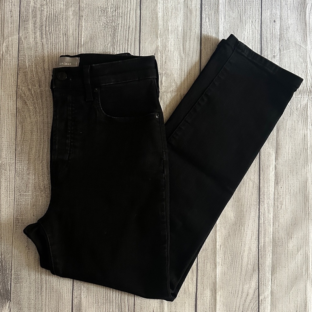 Everlane 29 Ankle Black High Rise Slim Straight Jeans‎